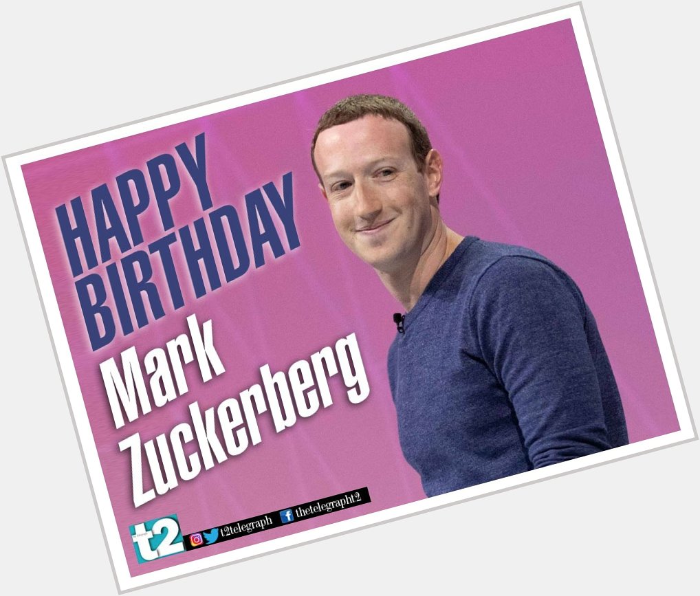 Happy birthday to the man who is always quick off the mark... Mark Zuckerberg. 