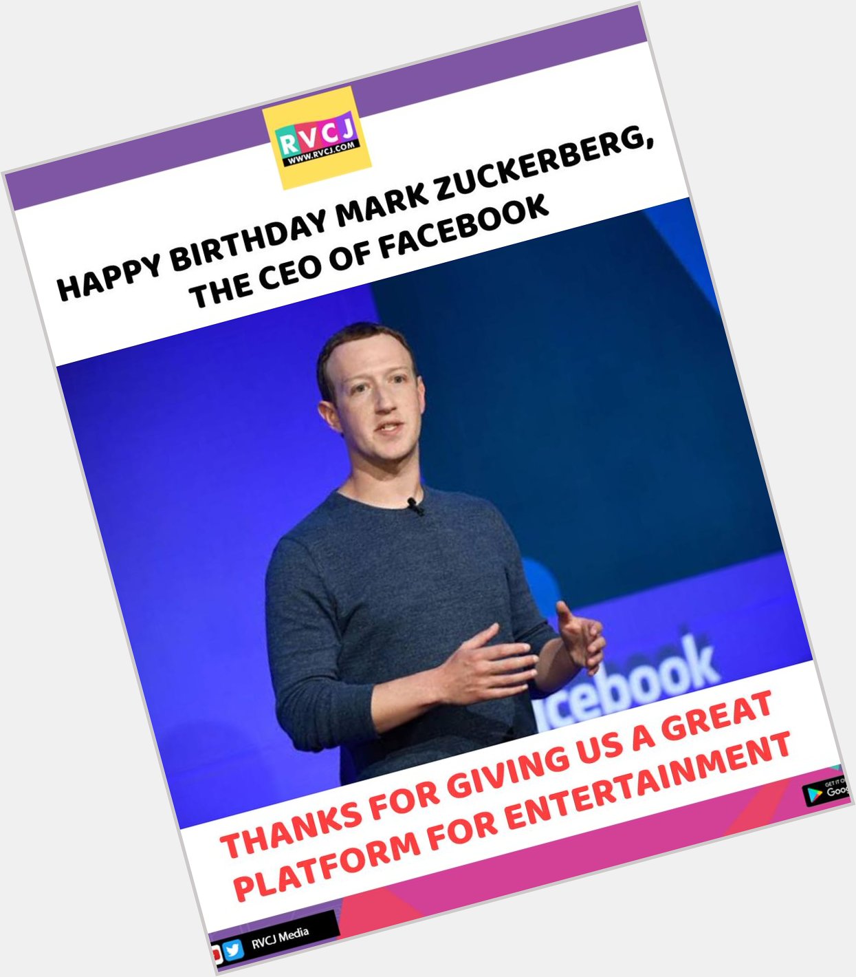 Happy Birthday Mark Zuckerberg! 