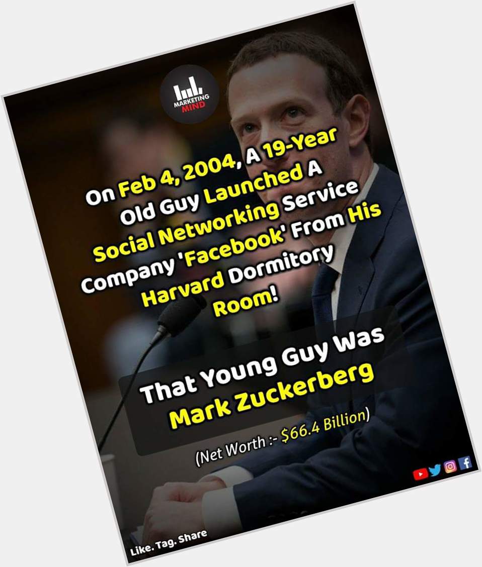 Happy Birthday to the Co-founder and CEO of - Mark Zuckerberg! 