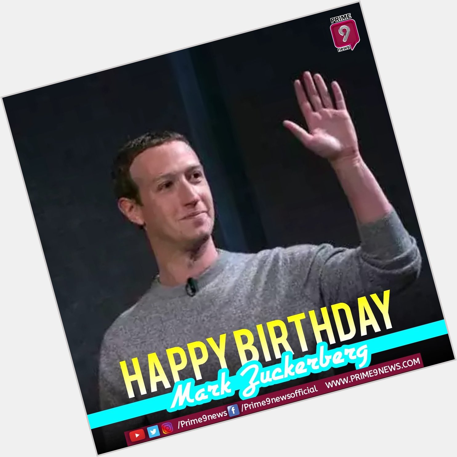 Wishing Mark Zuckerberg A Very Happy Birthday  