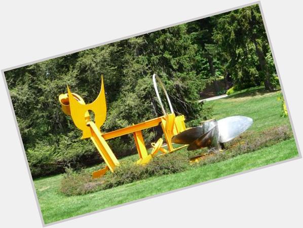 Happy birthday Mark di Suvero! \"Sunflowers for Vincent\" graced the park for nearly 20 years!  