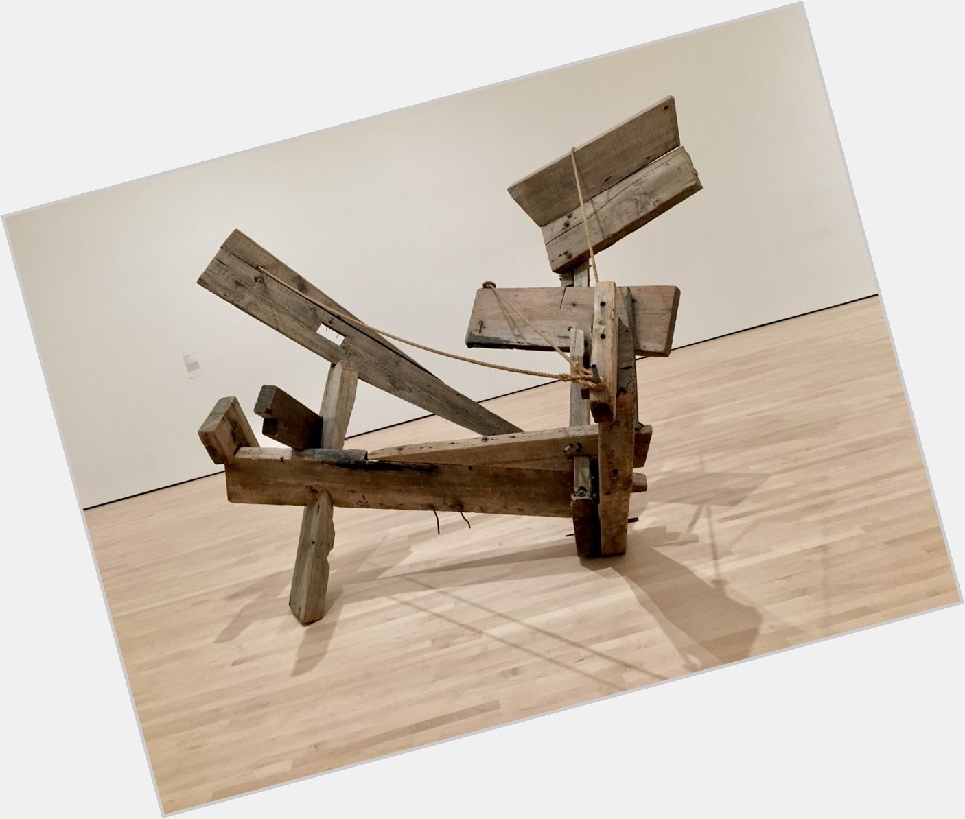 Happy Birthday , Mark Di Suvero !

This gorgeous early piece is at 