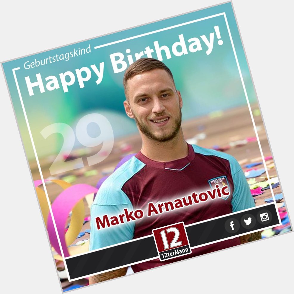 HAPPY BIRTHDAY, MARKO      