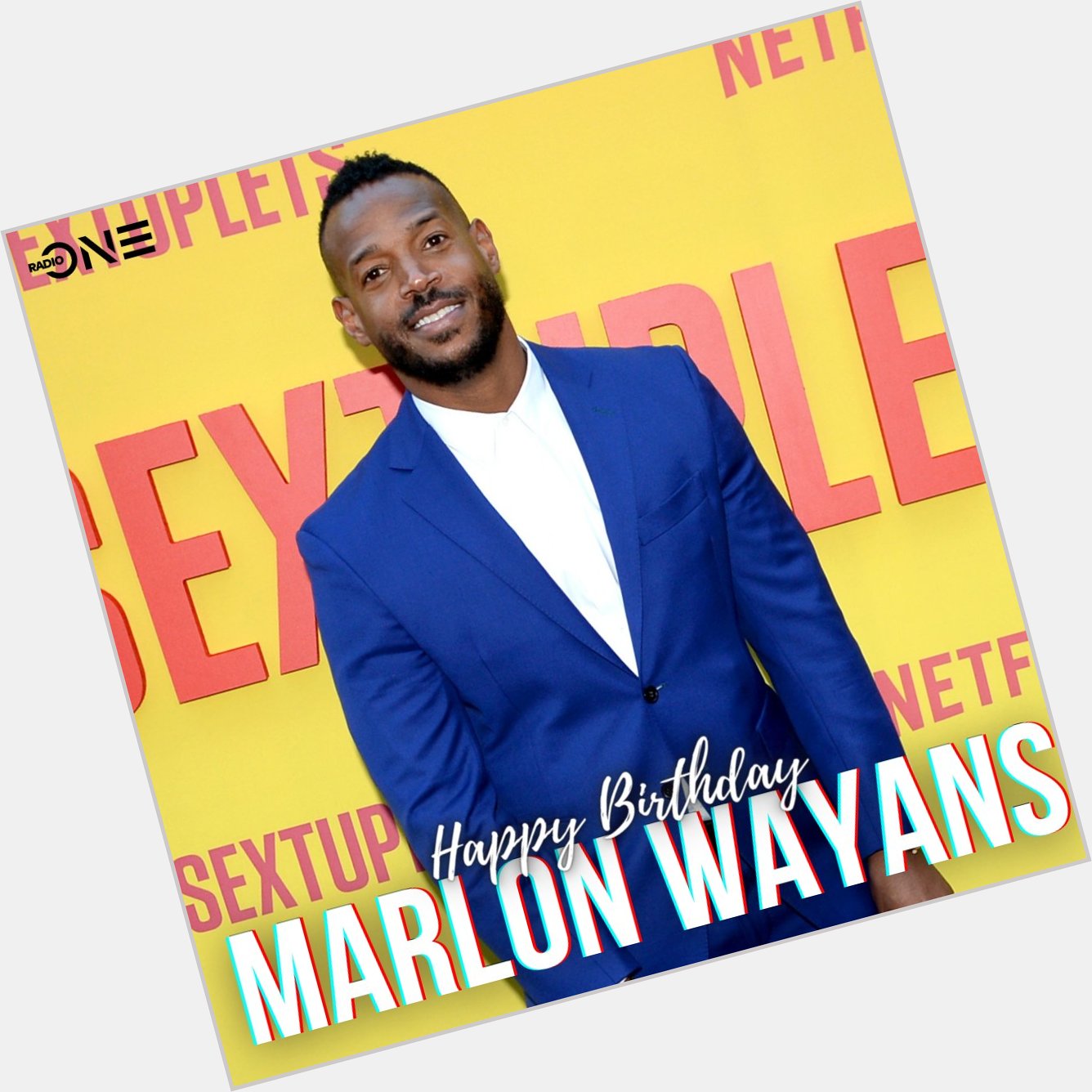 Wishing a Happy Birthday to actor and comedian Marlon Wayans! 