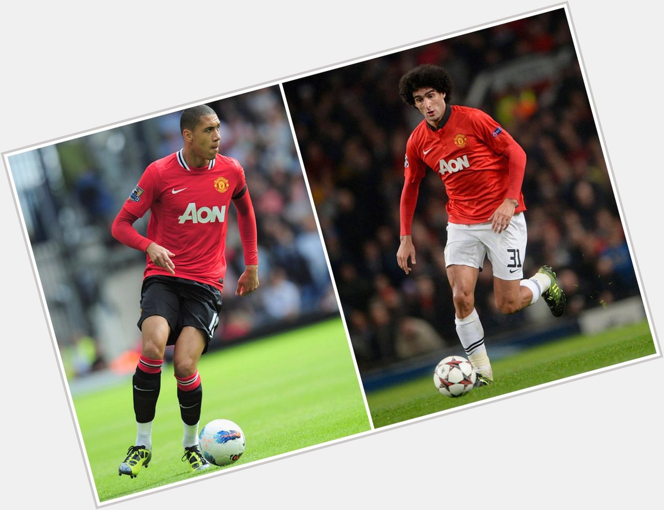 Wishing a Happy Birthday to duo Chris Smalling and Marouane Fellaini.
They turn 25 & 27 respectively today. 