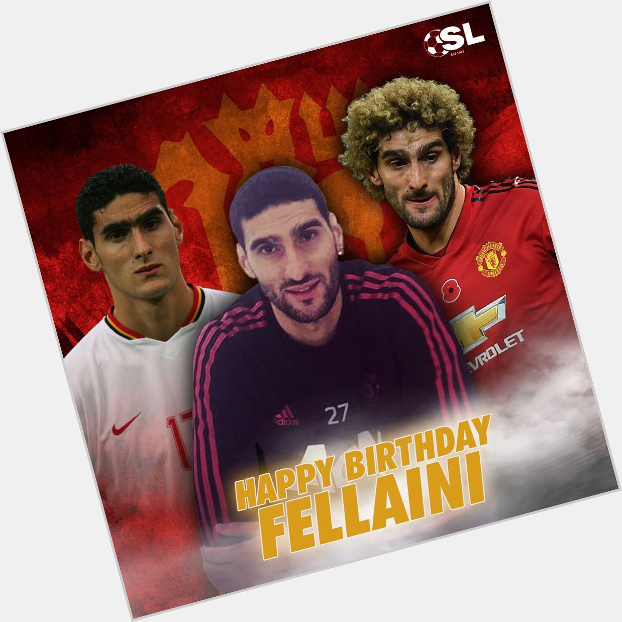  | Happy Birthday to Manchester United midfielder, Marouane Fellaini! 