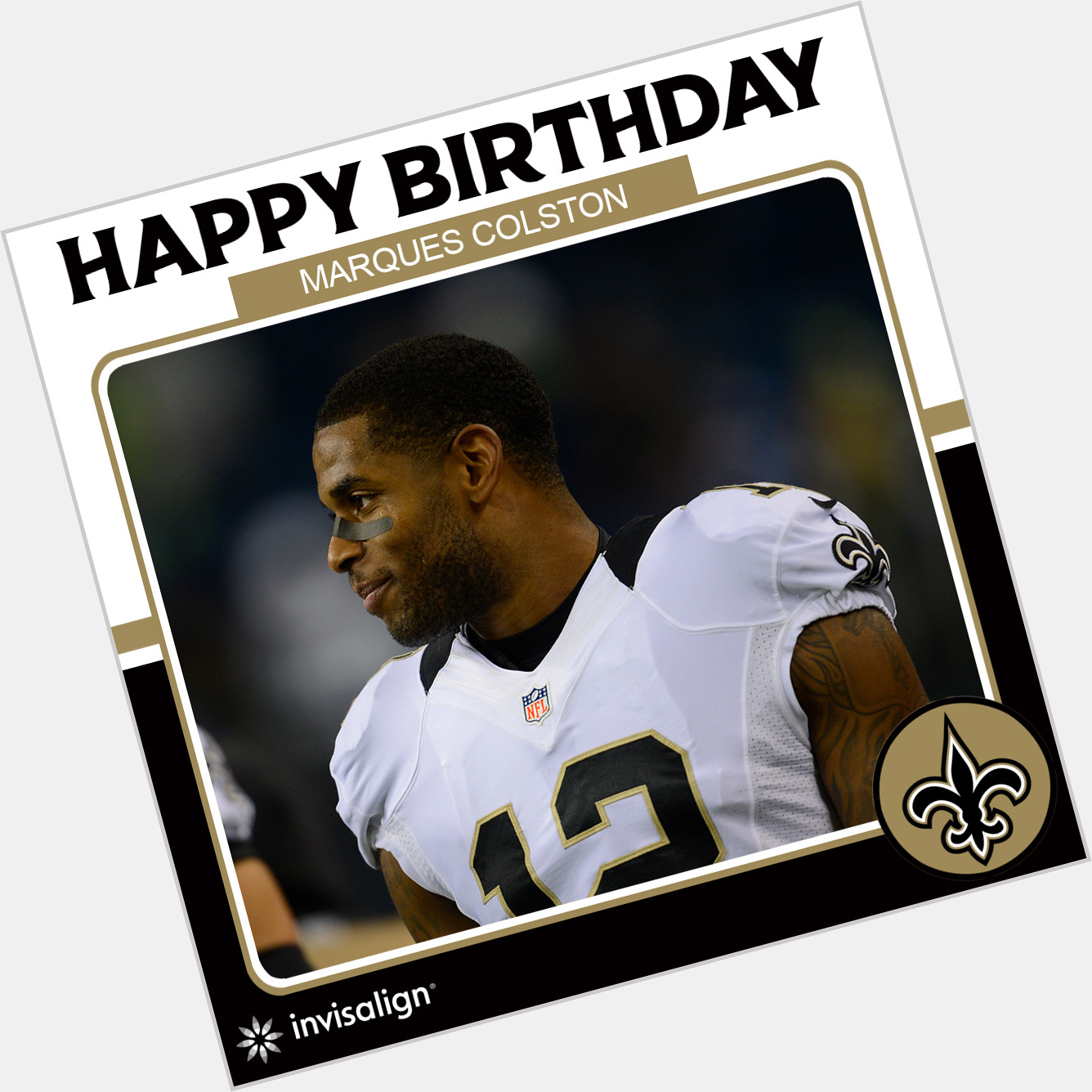 Happy birthday to the former New Orleans Saints wide receiver and Super Bowl 44 champion, Marques Colston!! 