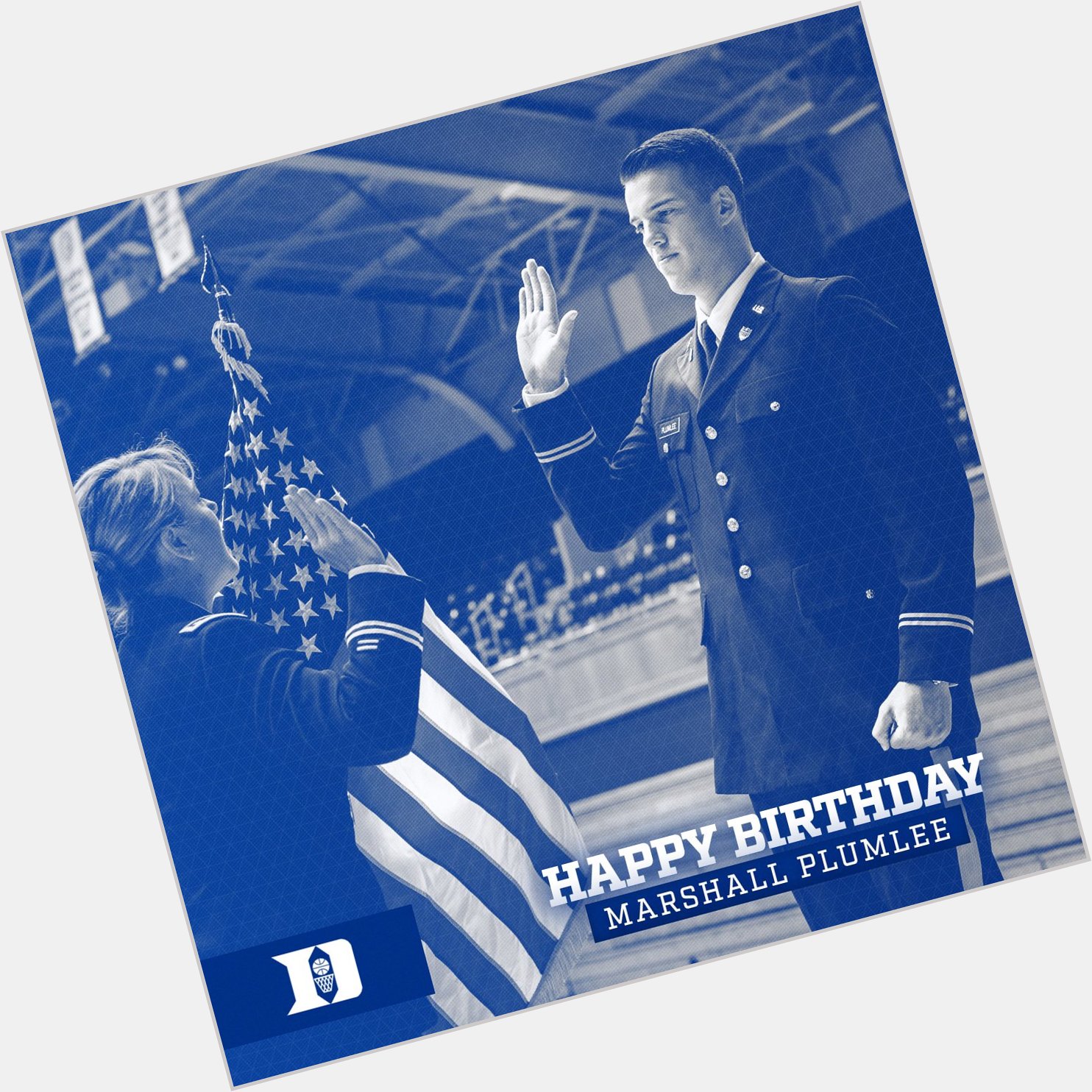 Happy birthday to our guy 2nd Lt. Marshall Plumlee!     