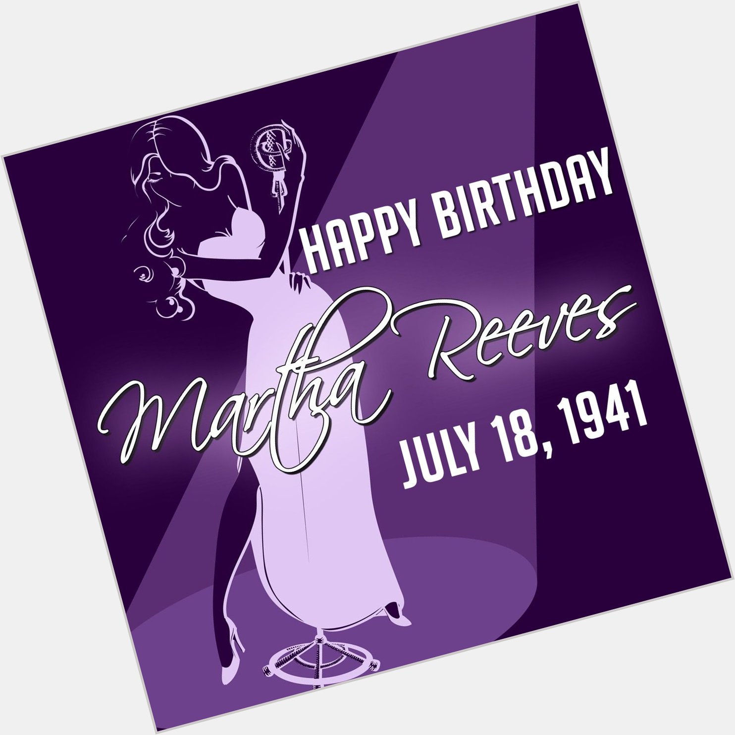 Happy Birthday to Martha Reeves! Get her one of her best known singles \Heatwave\ here!>   