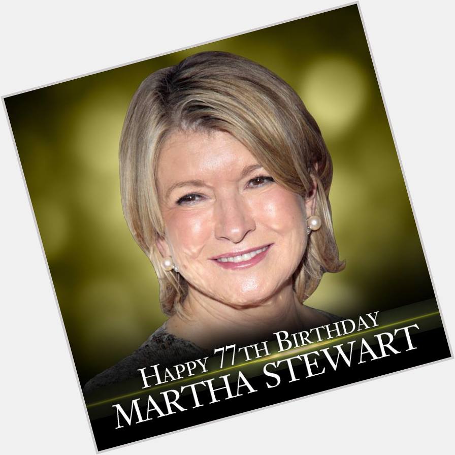 Happy Birthday to Jersey City\s own Martha Stewart!       