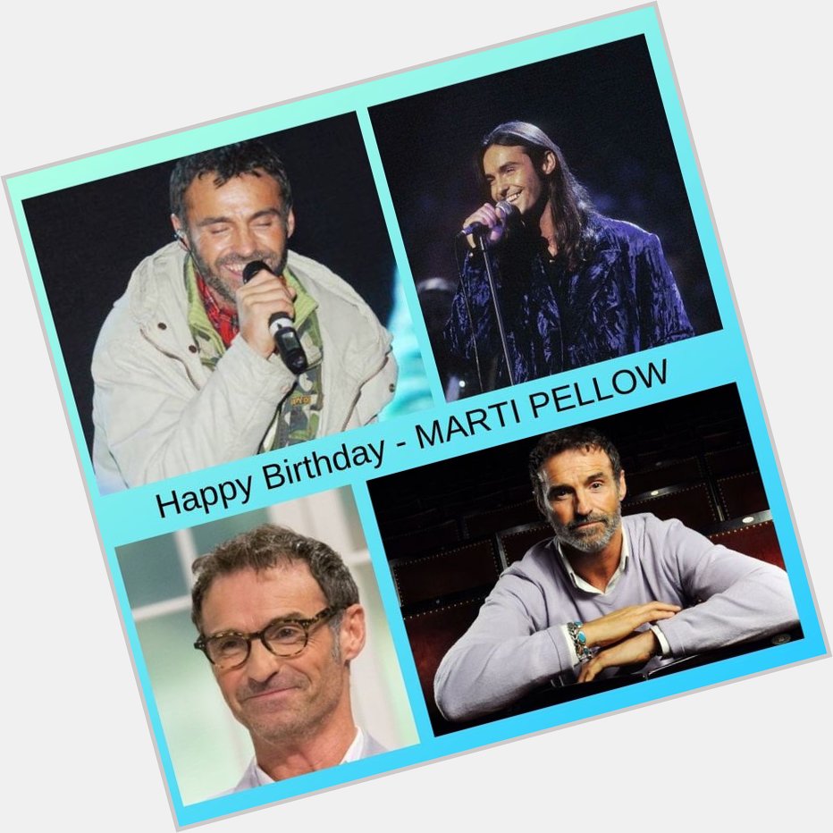 Marti Pellow cumple 55 años hoy, el mismo día que cumples años Tú!!!Happy Birthday!!!   