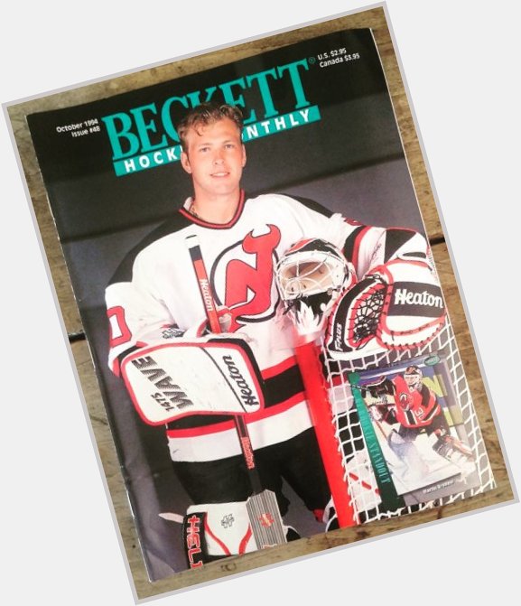Oct 1994 Beckett Monthly No.48 - Happy Birthday to goalie Martin Brodeur.   