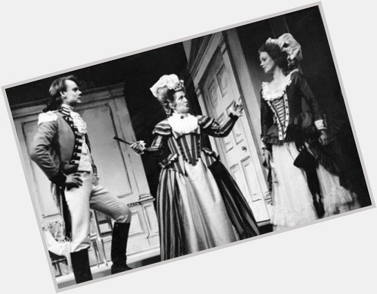 BristolOldVic \"Happy Birthday Martin Clunes! Here he is with SamanthaBond and June Barrie in \The Rivals\ in 1986! 