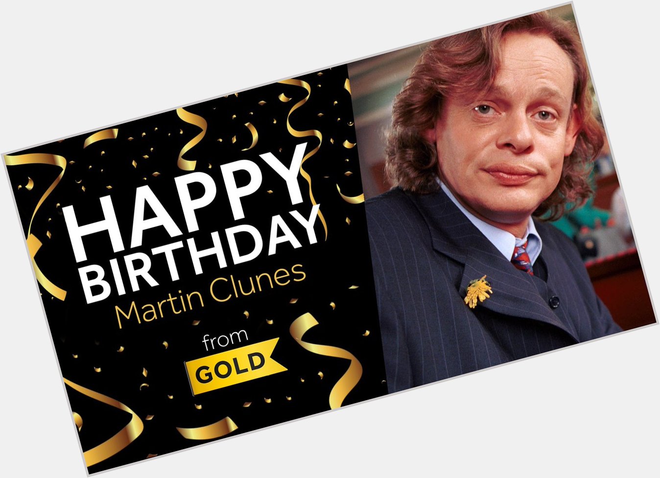 He spent 6 years as a man behaving badly, so the least we can do is wish Martin Clunes a very Happy Birthday! 