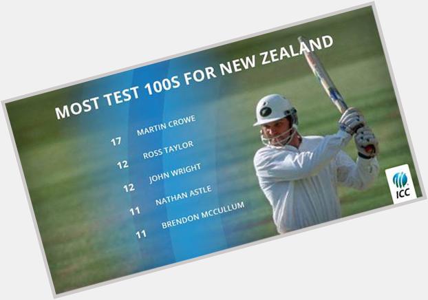 Happy Birthday to New Zealand leading Test century maker, Martin Crowe:  

Where do you th...  