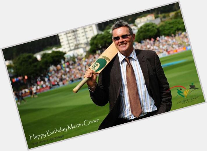 Wish a very Happy Birthday to former New Zealand cricketer, commentator and author Martin Crowe  