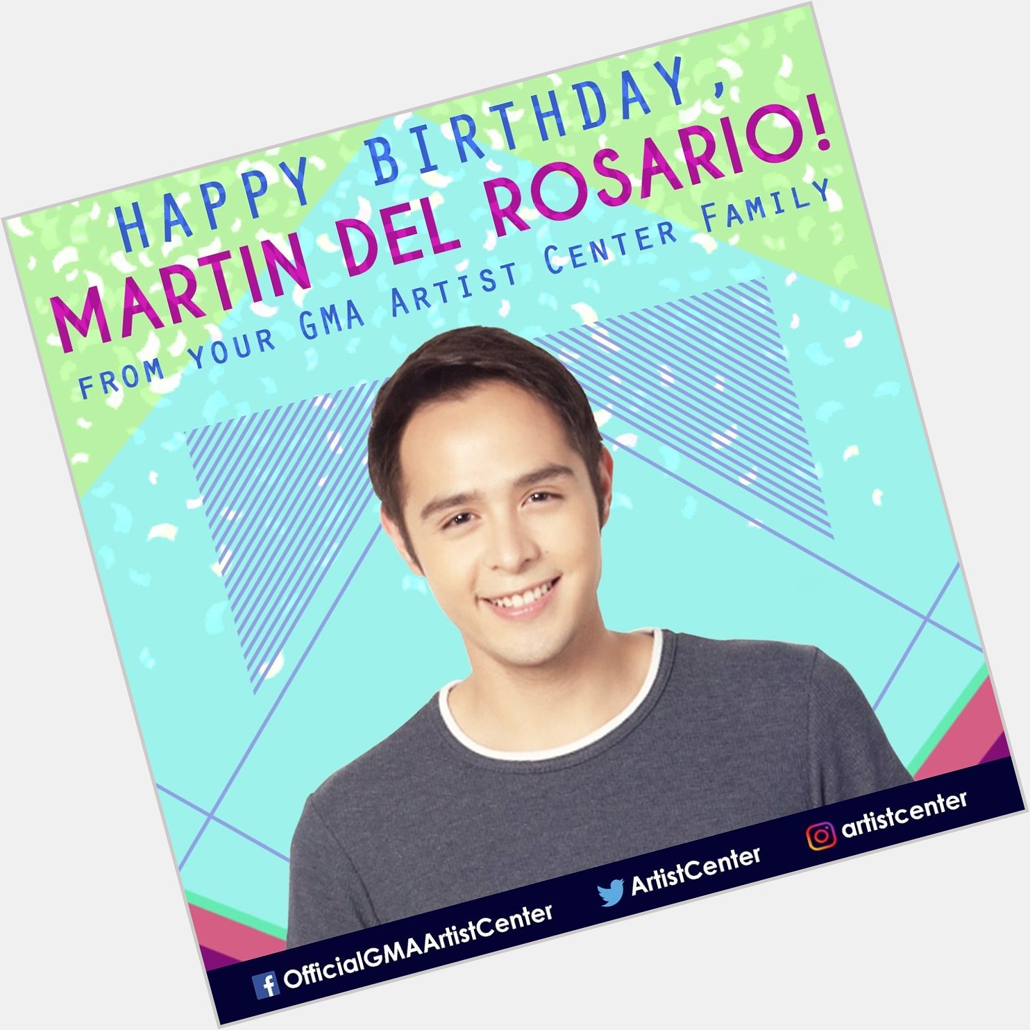 Happy Birthday, Martin Del Rosario! We hope all your birthday wishes come true!     