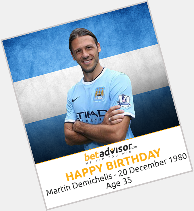 Happy Martín Best wishes to the Argentinian player of Manchester City FC.    