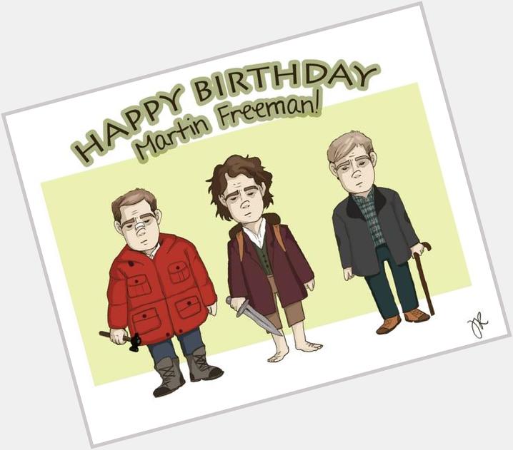 Happy Birthday to the most amazing Martin Freeman! Heres some art by Psst, :) 