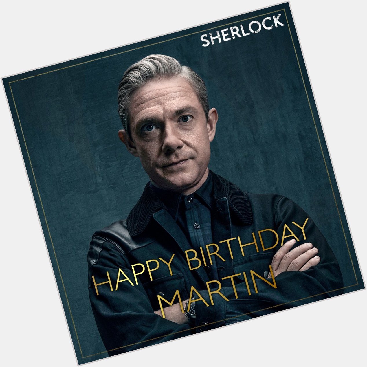 It s Martin Freeman s birthday. Happy birthday to Sherlock s one and only friend! 