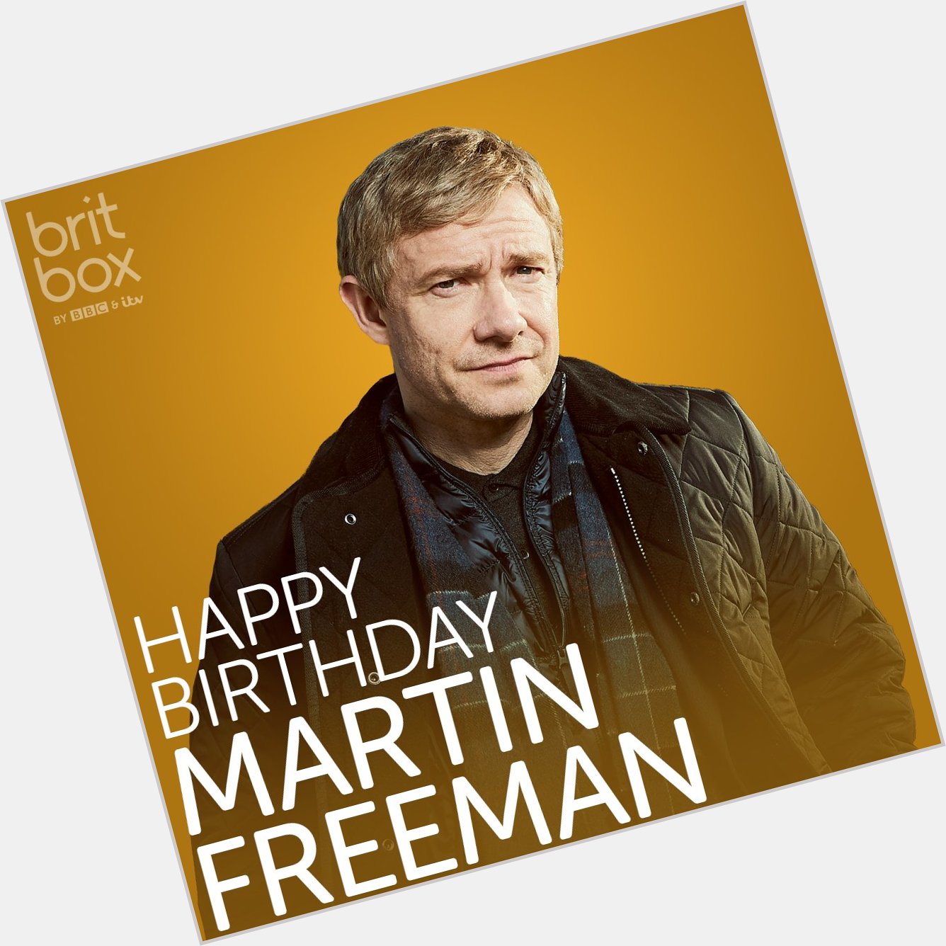 Happy Birthday to Martin Freeman! Catch him in on BritBox. 