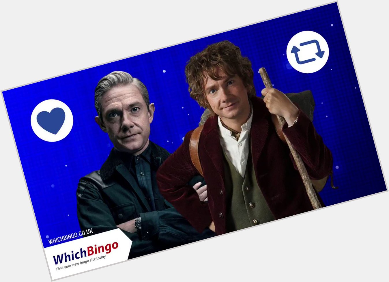 We re wishing a Happy 50th Birthday to Martin Freeman Dr. John Watson or Bilbo Baggins? 