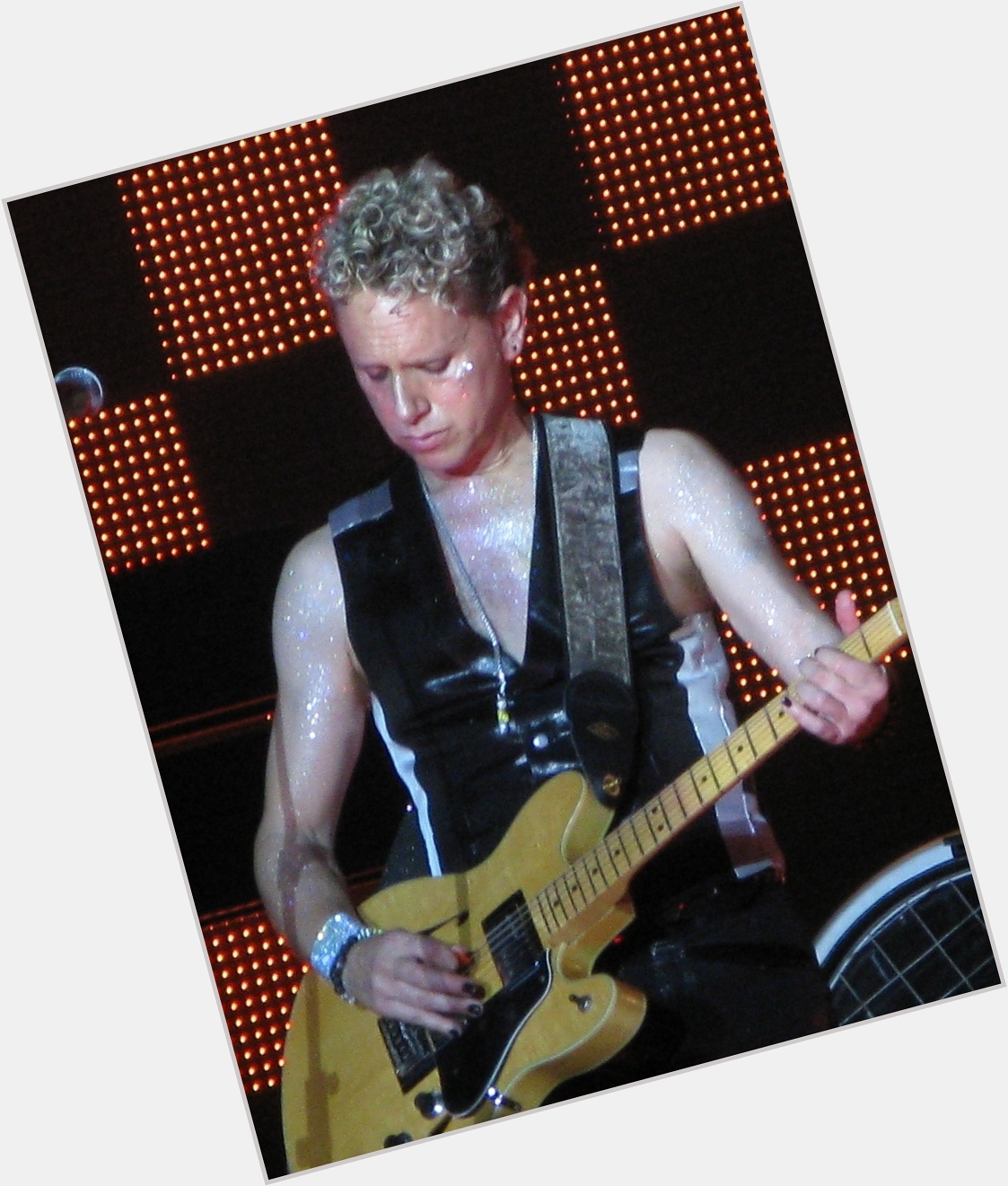 Happy Birthday to Depeche Mode\s Martin Gore, born on this day in 1961. 

Photo by Danny Darko. 