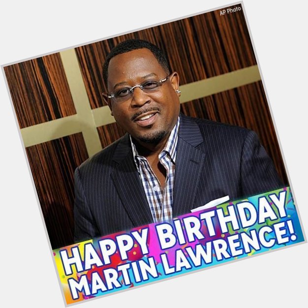 Happy Birthday to comedian and star Martin Lawrence! 