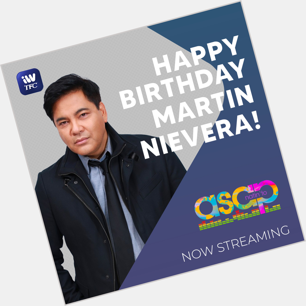 Happy birthday, Sir Martin Nievera!    Catch him every Sunday on 