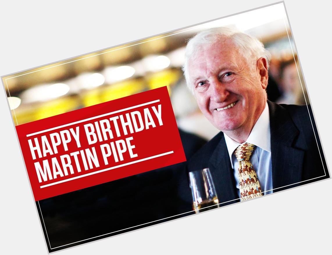 15-time champion trainer, 34 winners at Cheltenham Festival and a Grand National win. Happy birthday Martin Pipe... 