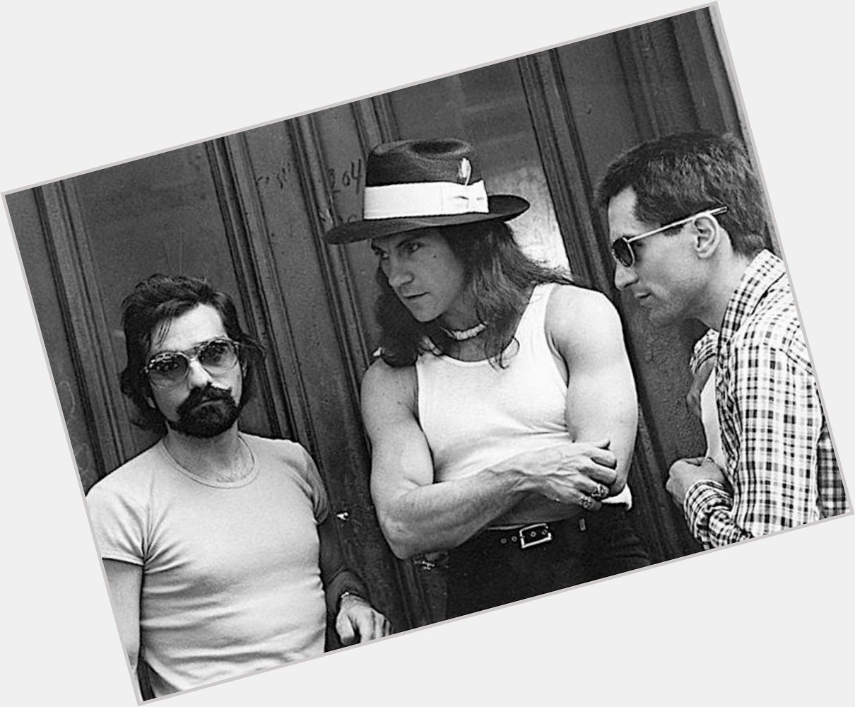 Happy Birthday to MARTIN SCORSESE, shown here with Sport and Travis on the set of TAXI DRIVER. 