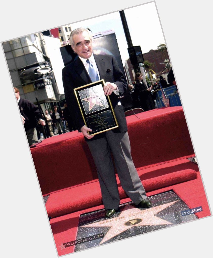 Happy Birthday to Walk of Famer Martin Scorsese! Star is located at 6801 Hollywood Boulevard. 