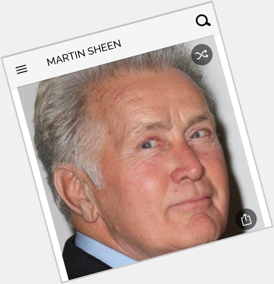 Happy birthday to this iconic actor. Happy birthday to Martin Sheen 