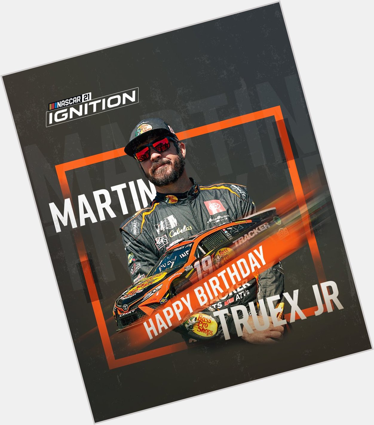 Happy Birthday to the 2017 NASCAR Cup Series Champ Martin Truex Jr. 