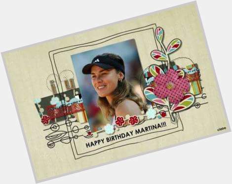 Today it\s time to wish an happy birthday to the amazing Martina Hingis 35 years this 30 september ;) 