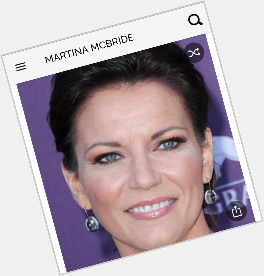 Happy birthday to this great country singer.  Happy birthday to Martina McBride 