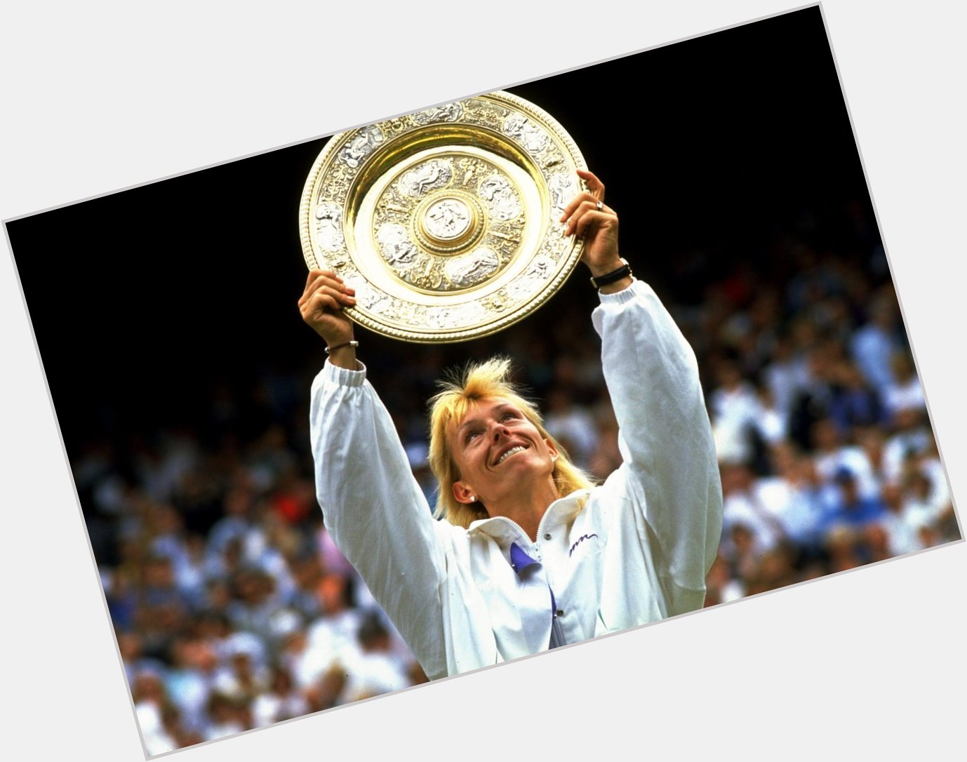 Happy Birthday to tennis legend Navratilova, winner of 9 titles! 