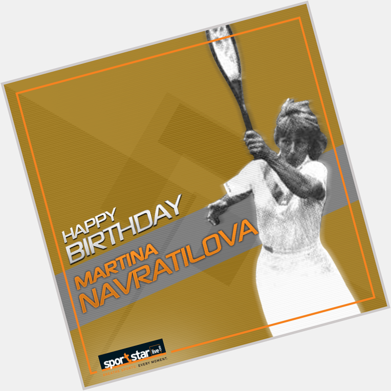 With 167 singles titles, Martina Navratilova has been a gift to tennis. Wishing a happy 58th birthday to the legend! 