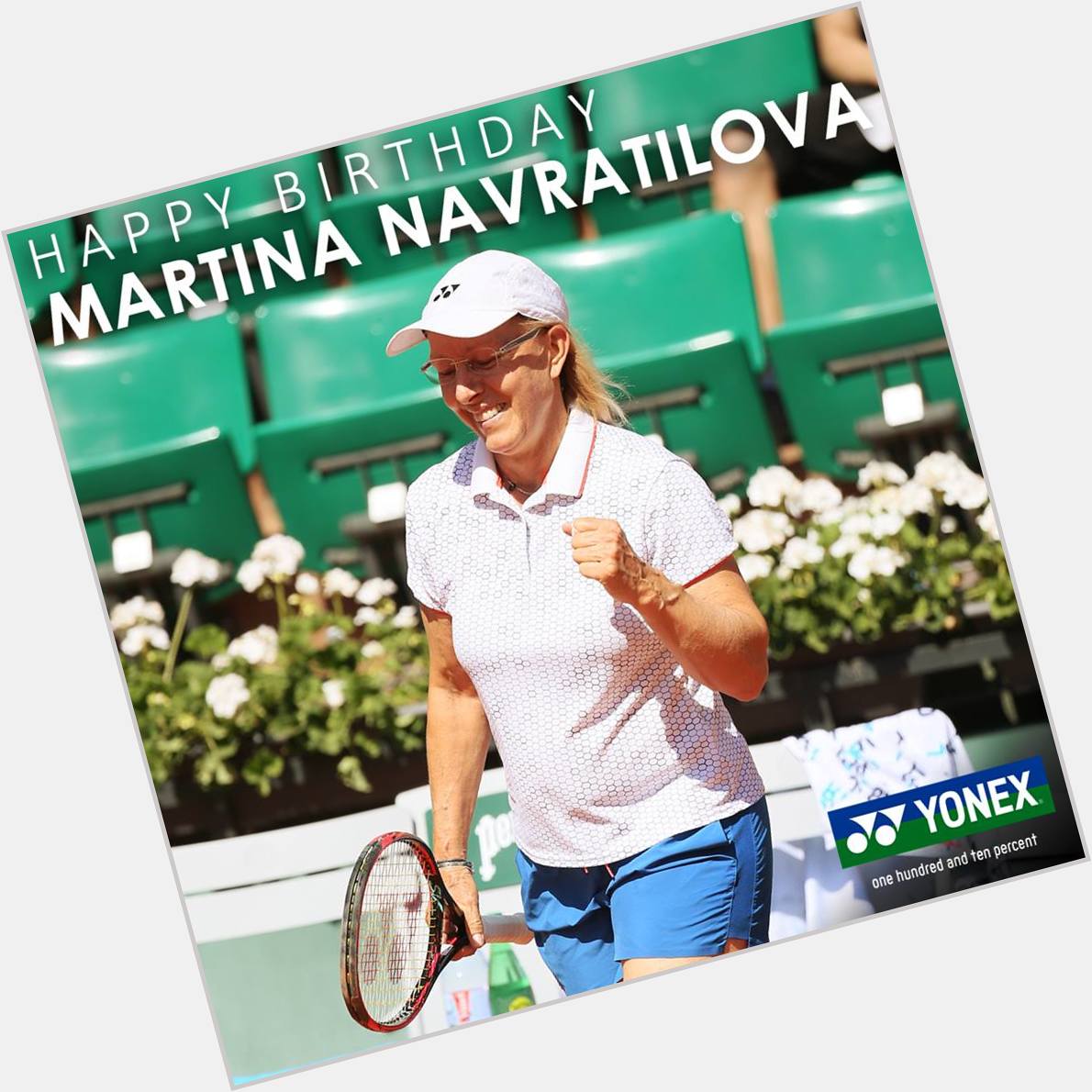 Happy birthday to Grand Slam champion and legend Navratilova.  
