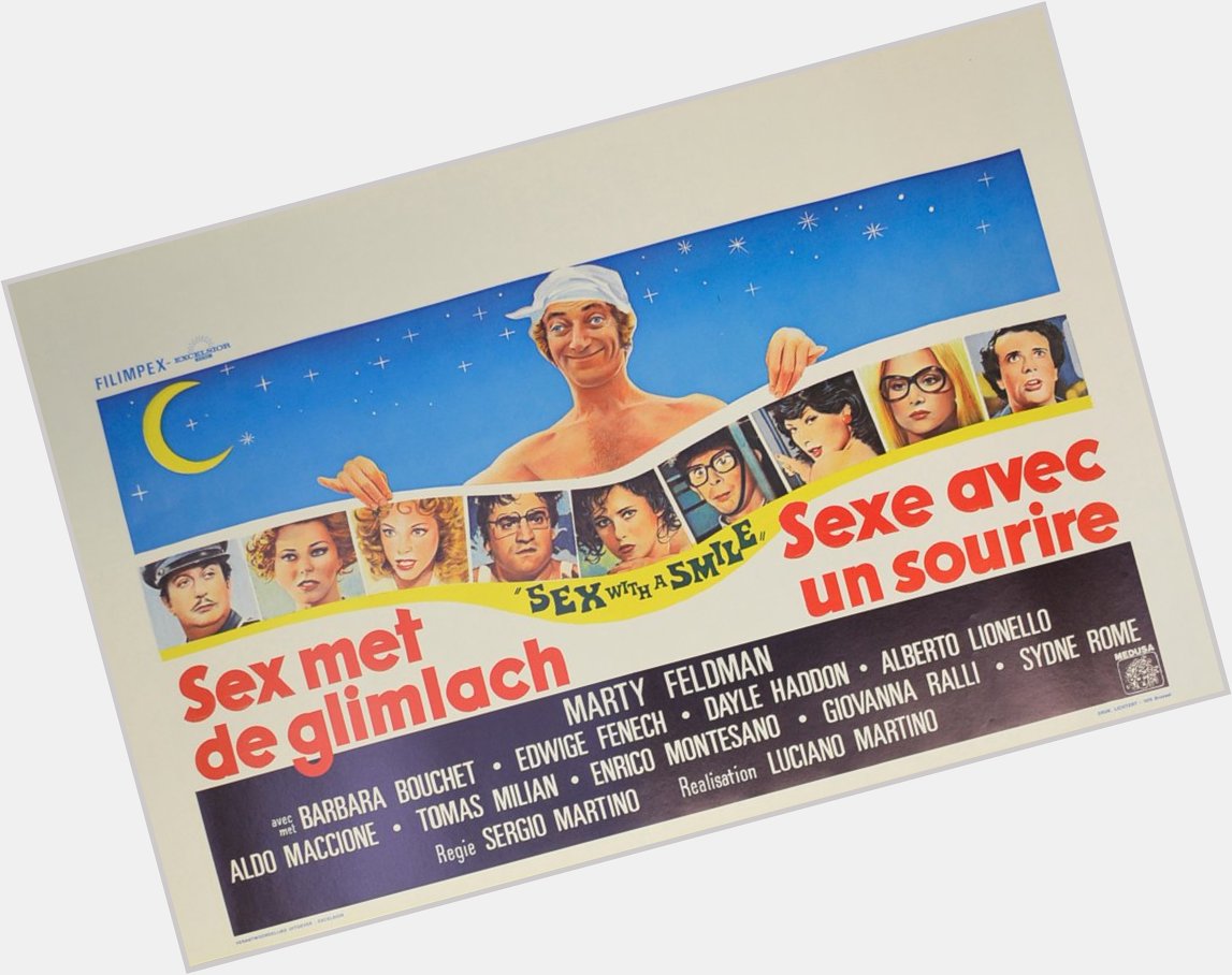Happy birthday to Marty Feldman - SEX WITH A SMILE - 1976 - Belgian release poster 