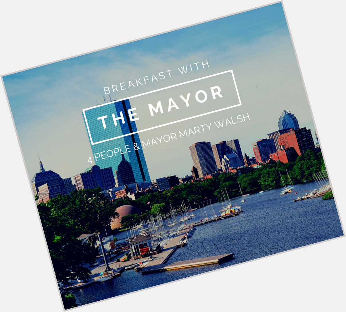 Happy Birthday Mayor We can\t wait to see who wins breakfast w/you at our event tonight. 