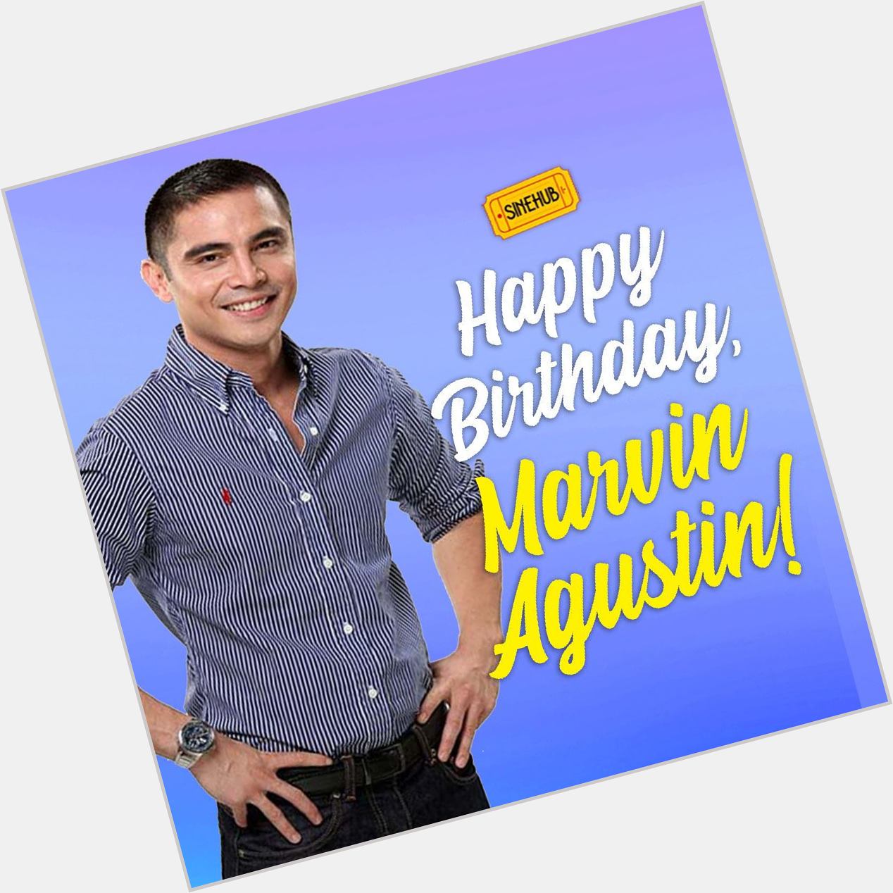 Happy birthday to our 90s crushie, Marvin Agustin!   