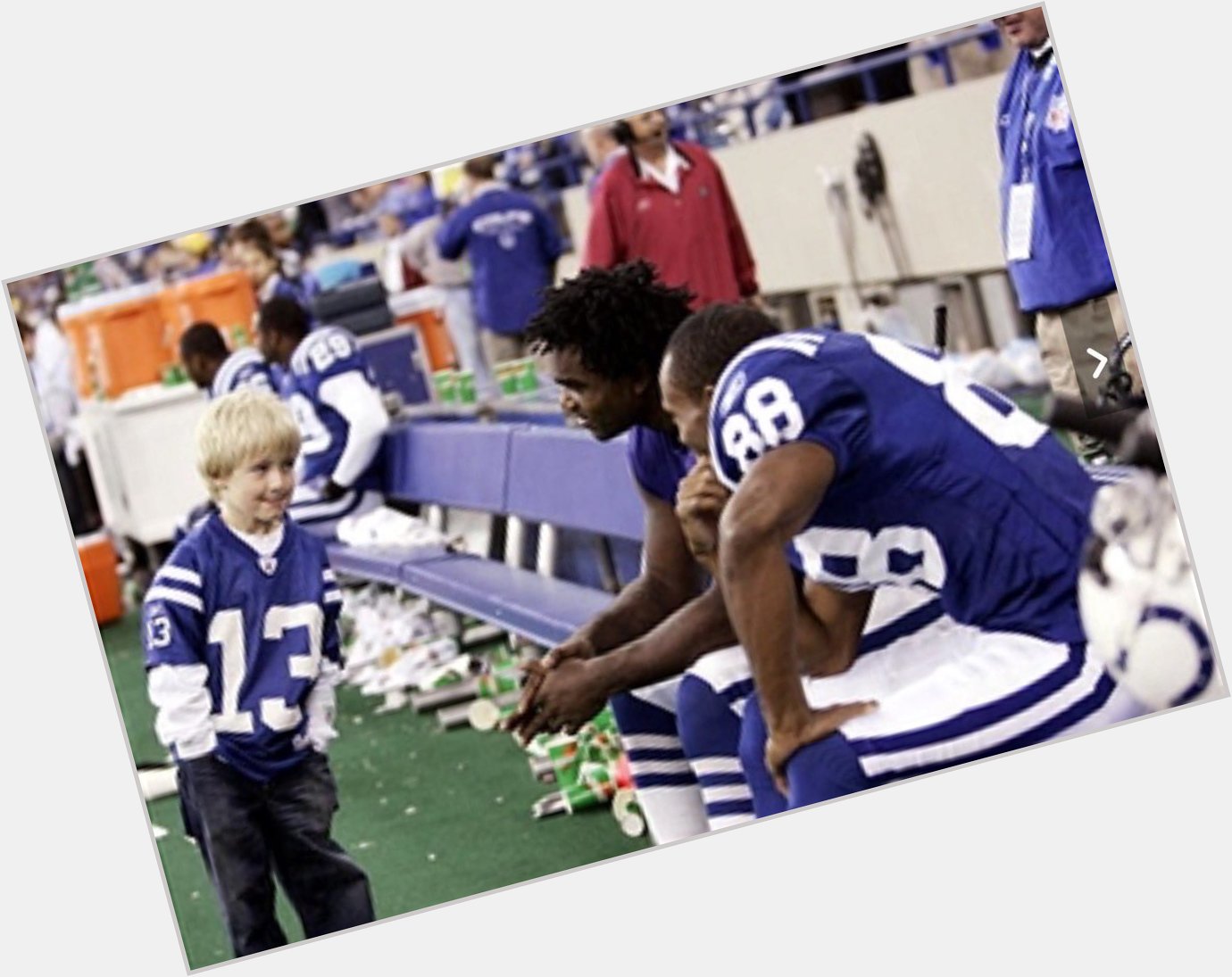 Great memories with these two.. Happy Birthday to Marvin Harrison!  