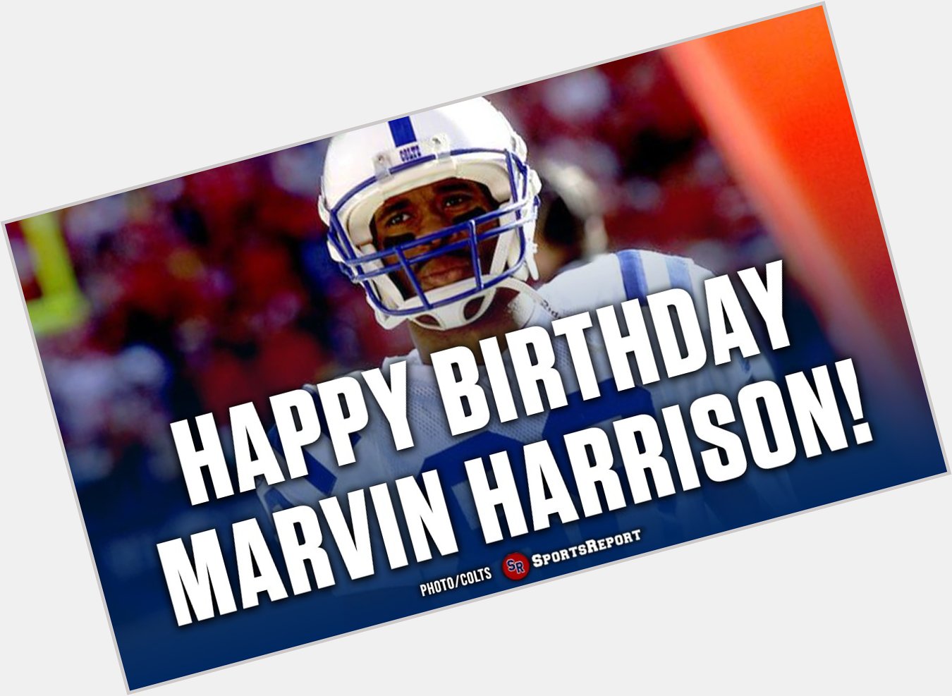  Fans, let\s wish legend Marvin Harrison a Happy Birthday! GO COLTS!! 