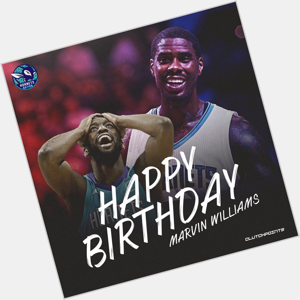 Join Hornets Nation in wishing Marvin Williams a happy 33rd birthday!    