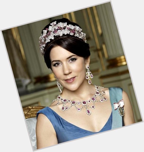 We wish happy birthday to HRH Mary, Crown Princess of Denmark, Countess of Monpezat 