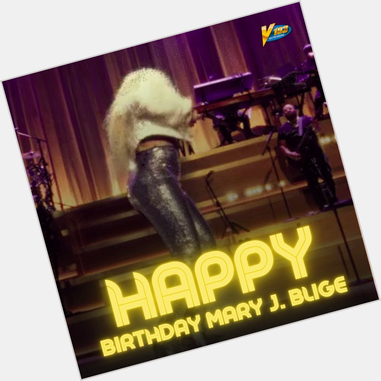 Happy 52nd Birthday to the one and only Mary J. Blige  