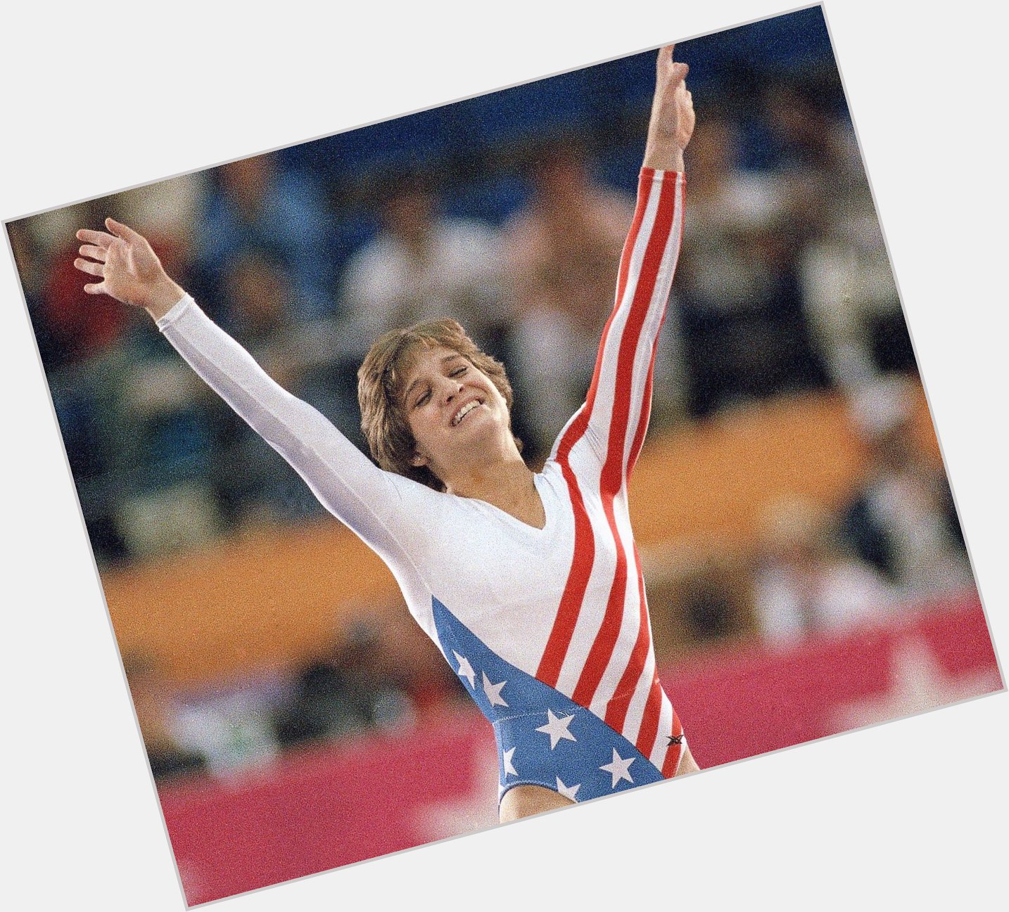 Happy birthday to Mary Lou Retton, seen here at the 1984 Olympics. 