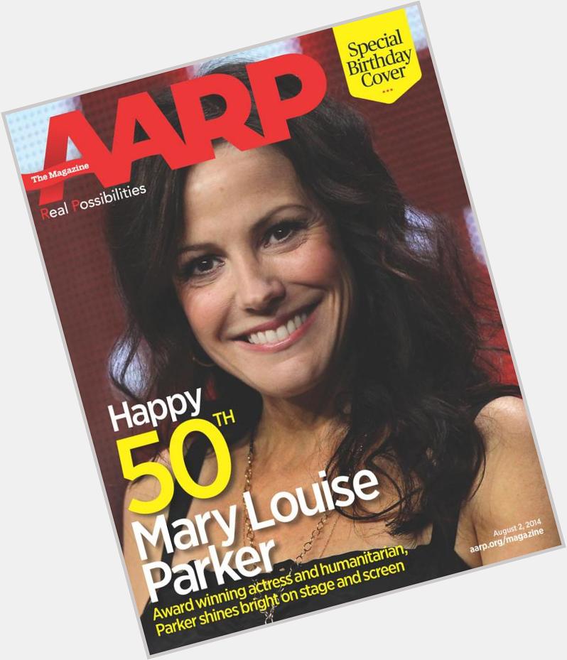 NO WAY  Happy 50th Birthday to the very beautiful and talented Mary-Louise Parker! 