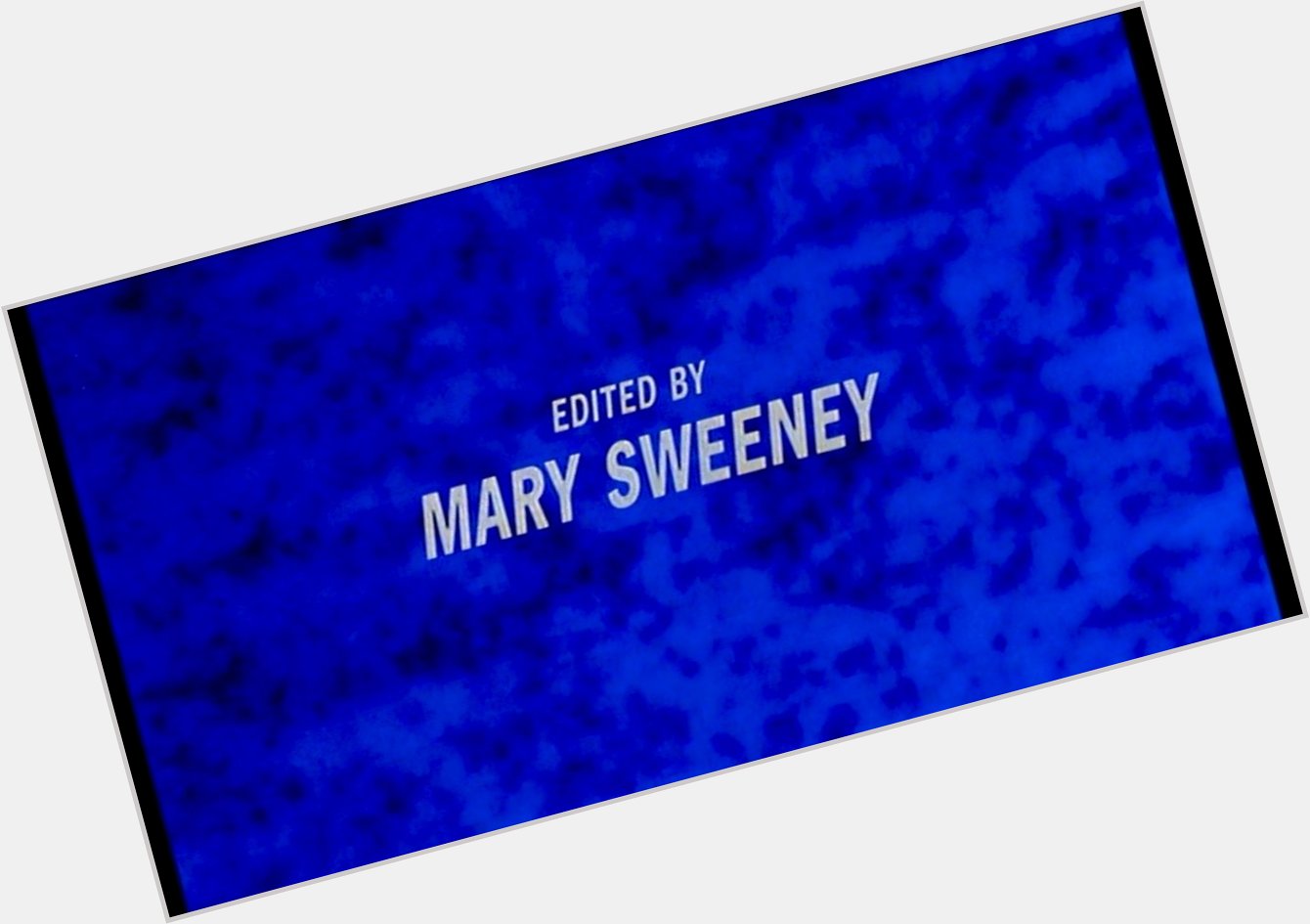 Happy birthday to Mary Sweeney!  